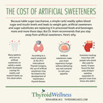The cost of artificial sweeteners